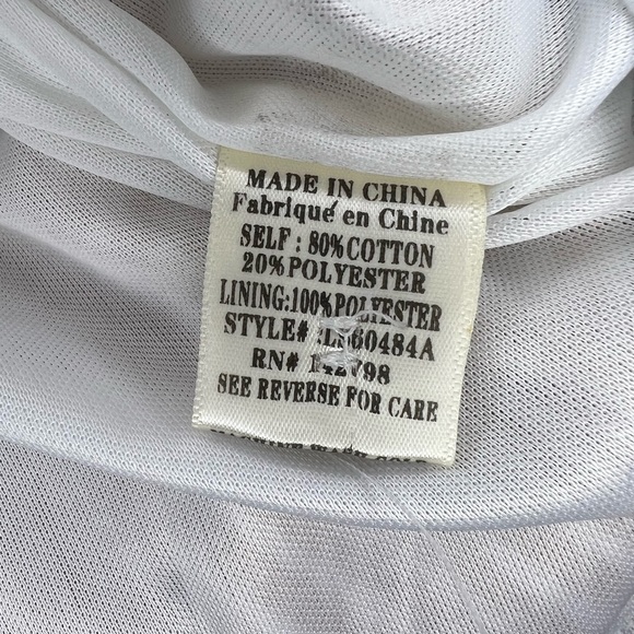 2/$16 Alter’d State S Nude & white striped mini skirt with button front - Picture 6 of 7